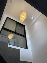 Modern Floating Cloud Pendant Light Ethereal White Hanging Ceiling Lamp for Bedroom and Nursery