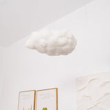 Modern Floating Cloud Pendant Light Ethereal White Hanging Ceiling Lamp for Bedroom and Nursery