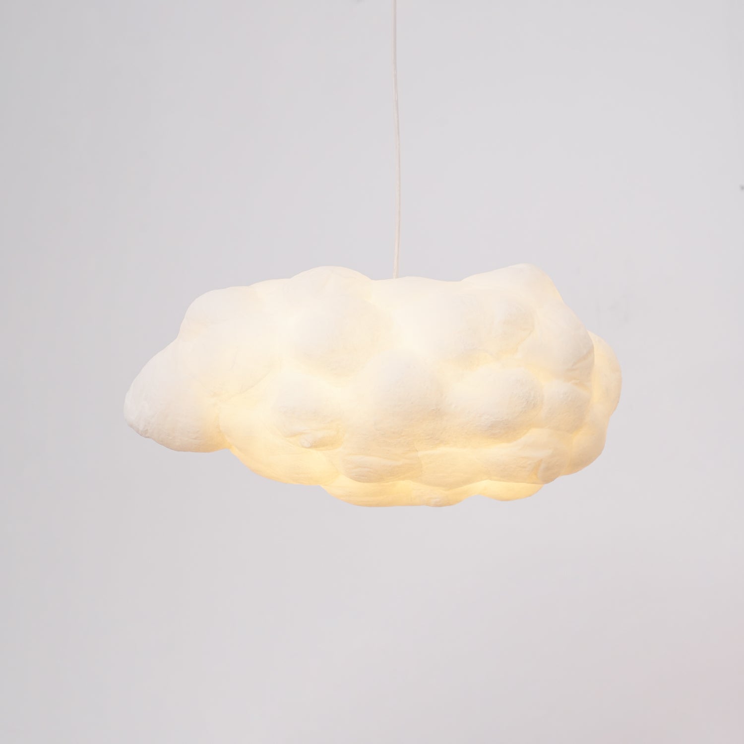 Modern Floating Cloud Pendant Light Ethereal White Hanging Ceiling Lamp for Bedroom and Nursery