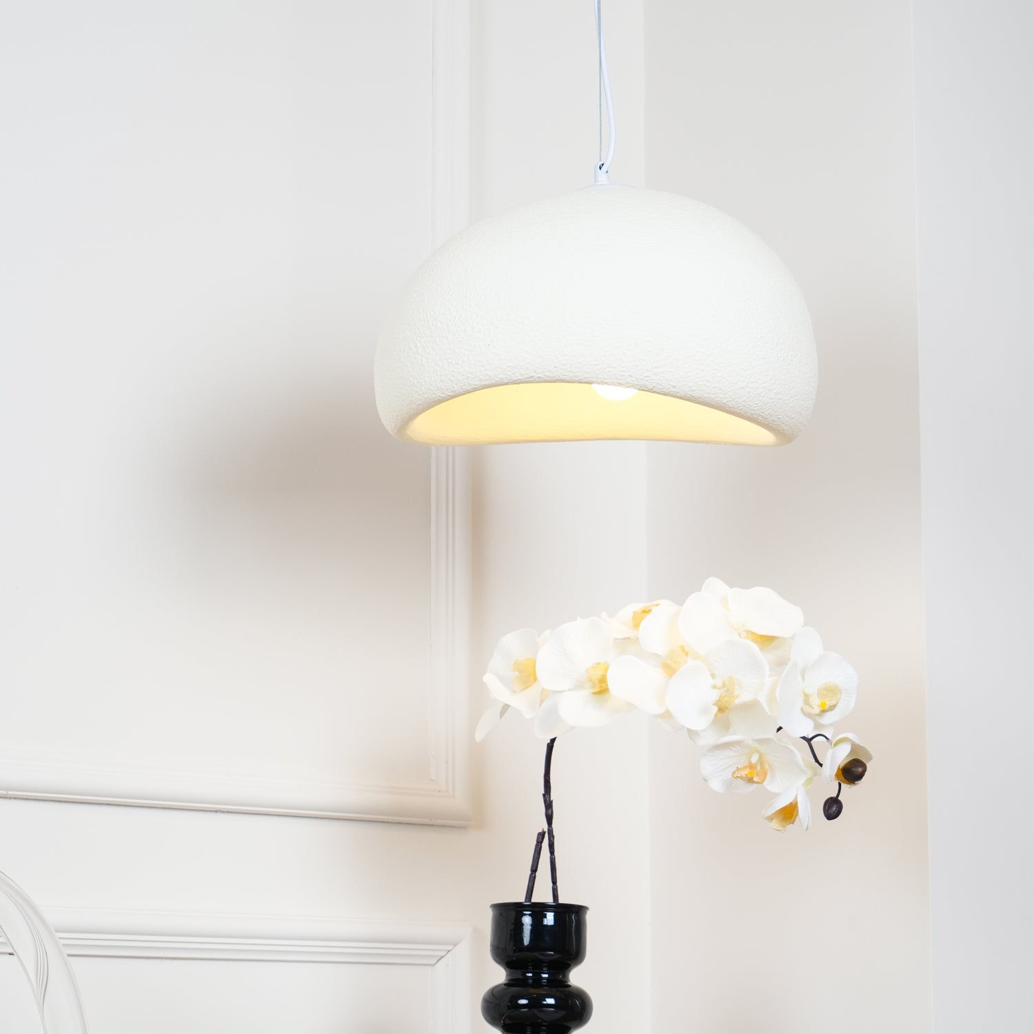 Modern Floating Cloud Pendant Light Spherical Hanging Ceiling Lamp for Living Room