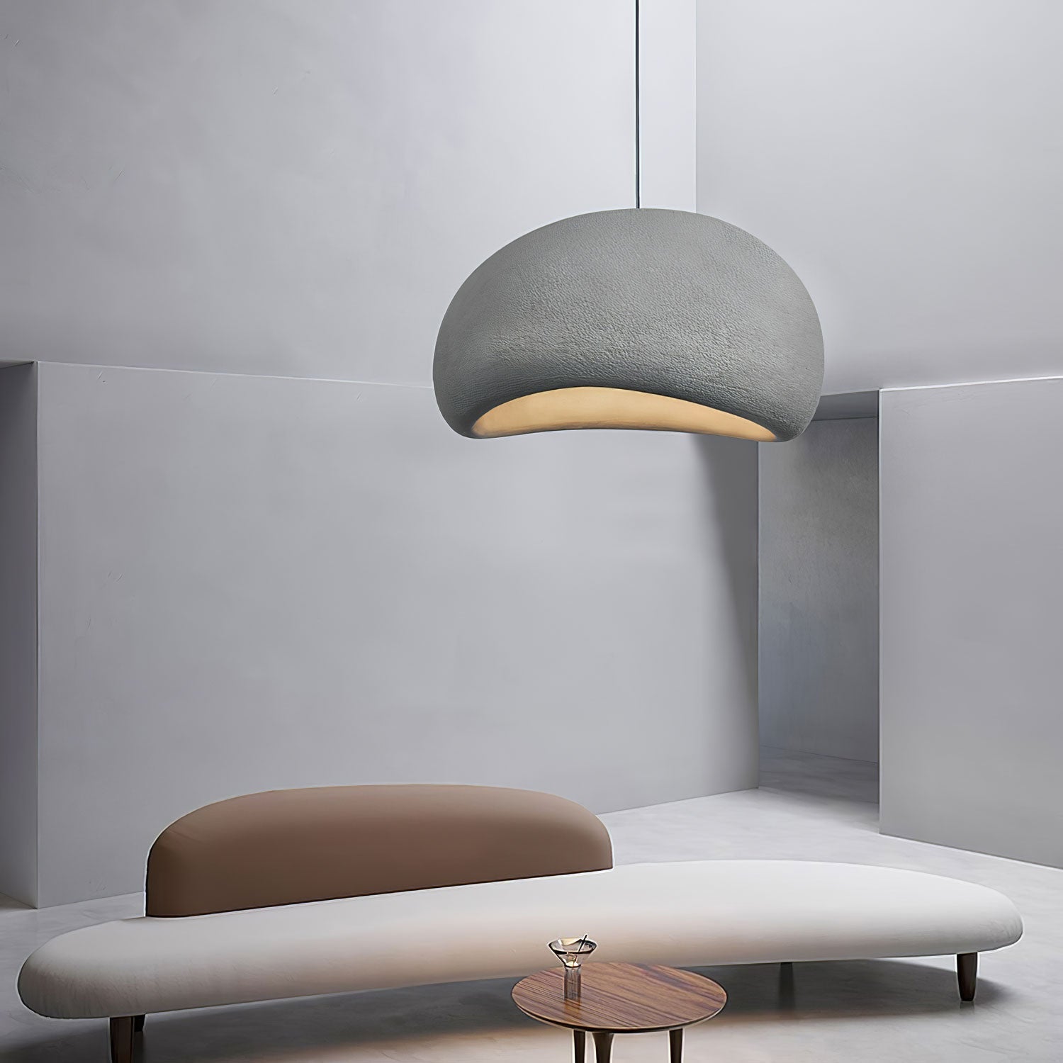 Modern Floating Cloud Pendant Light Spherical Hanging Ceiling Lamp for Living Room