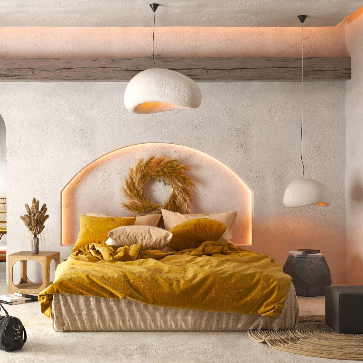 Modern Floating Cloud Pendant Light Spherical Hanging Ceiling Lamp for Living Room
