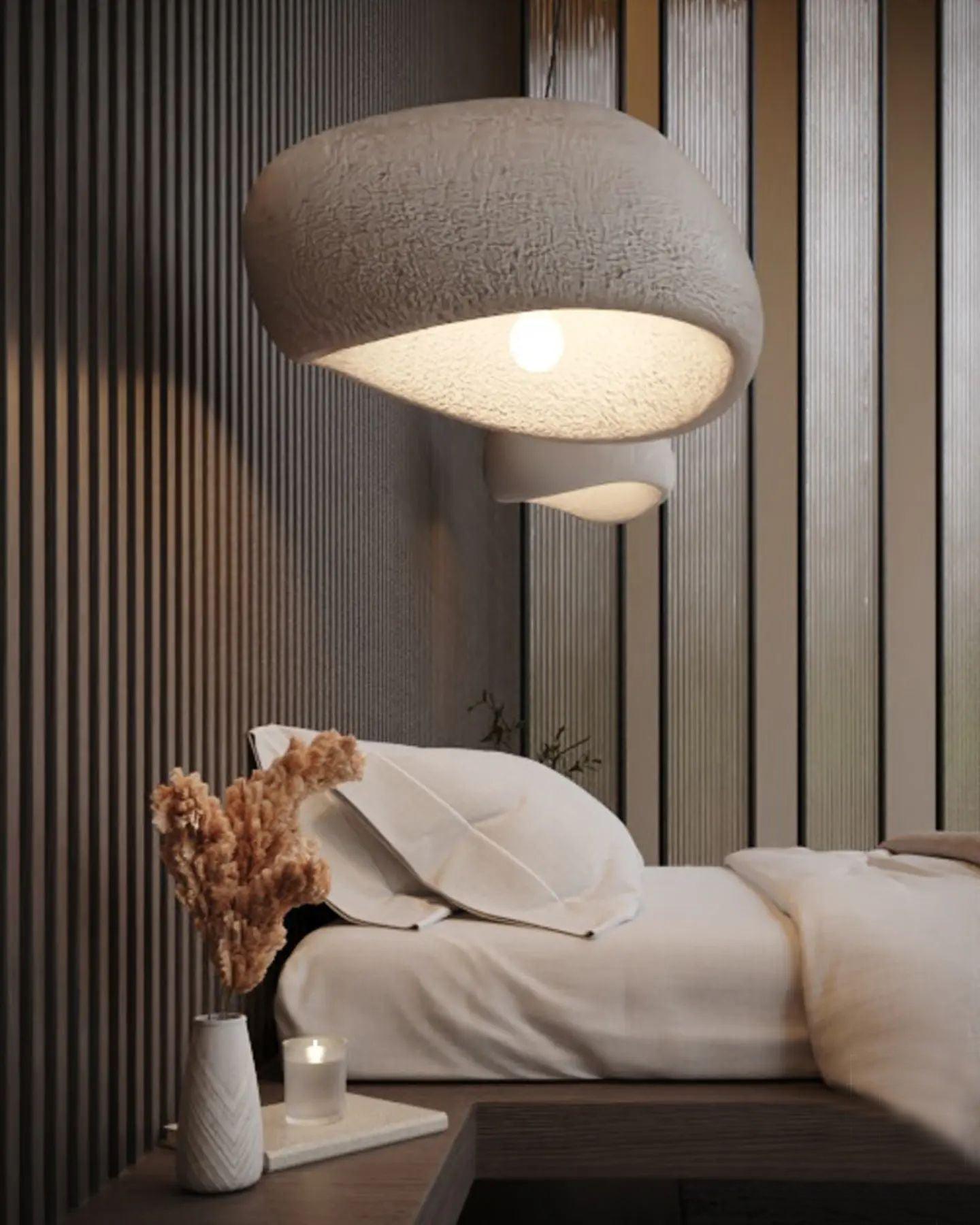 Modern Floating Cloud Pendant Light Spherical Hanging Ceiling Lamp for Living Room