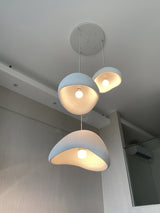 Modern Floating Cloud Pendant Light Spherical Hanging Ceiling Lamp for Living Room