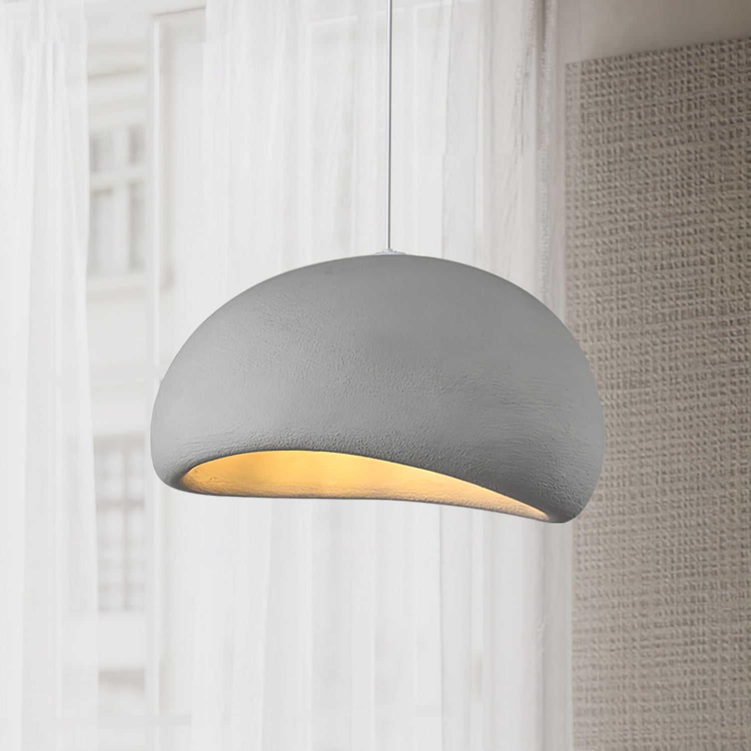 Modern Floating Cloud Pendant Light Spherical Hanging Ceiling Lamp for Living Room