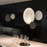 Modern Floating Orb LED Pendant Light Minimalist Cluster Disc Chandelier for Living Room