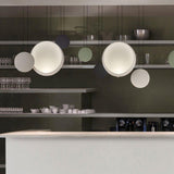 Modern Floating Orb LED Pendant Light Minimalist Cluster Disc Chandelier for Living Room