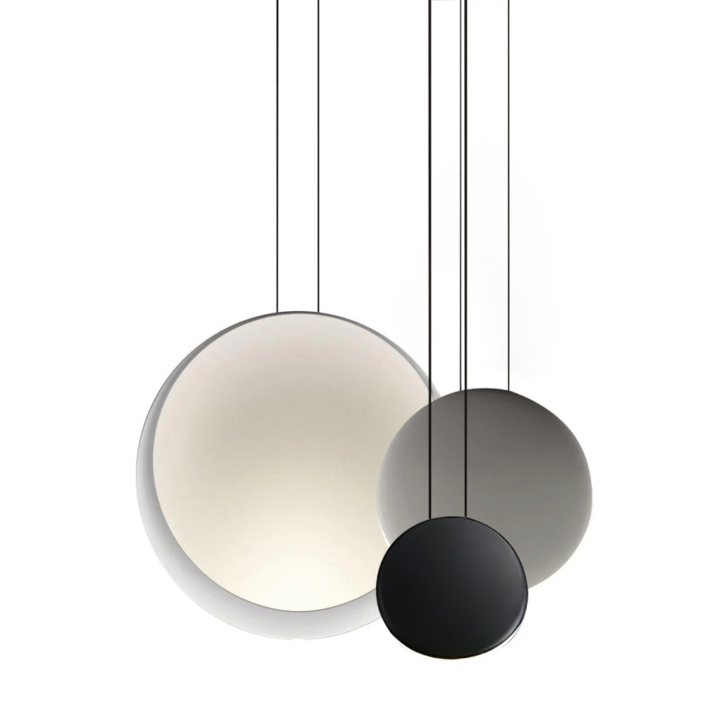 Modern Floating Orb LED Pendant Light Minimalist Cluster Disc Chandelier for Living Room