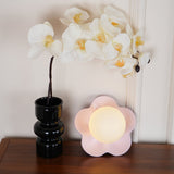 Modern Floral Resin Wall Sconce and Glass Ceiling Lamp for Indoor Lighting