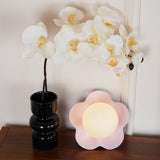 Modern Floral Resin Wall Sconce and Glass Ceiling Lamp for Indoor Lighting
