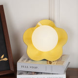 Modern Floral Resin Wall Sconce and Glass Ceiling Lamp for Indoor Lighting