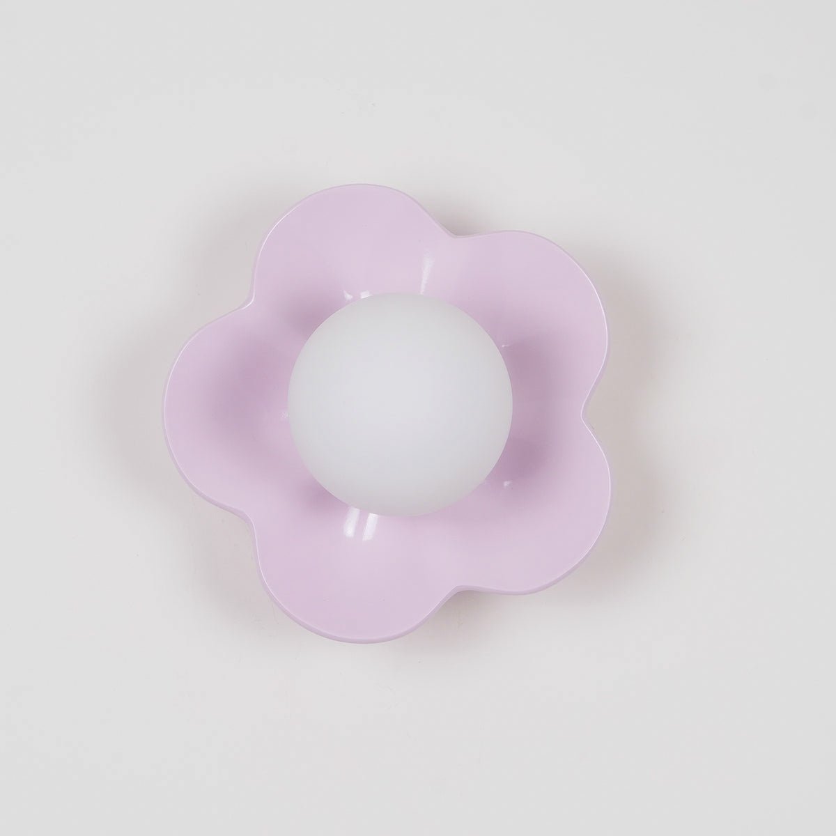 Modern Floral Resin Wall Sconce and Glass Ceiling Lamp for Indoor Lighting