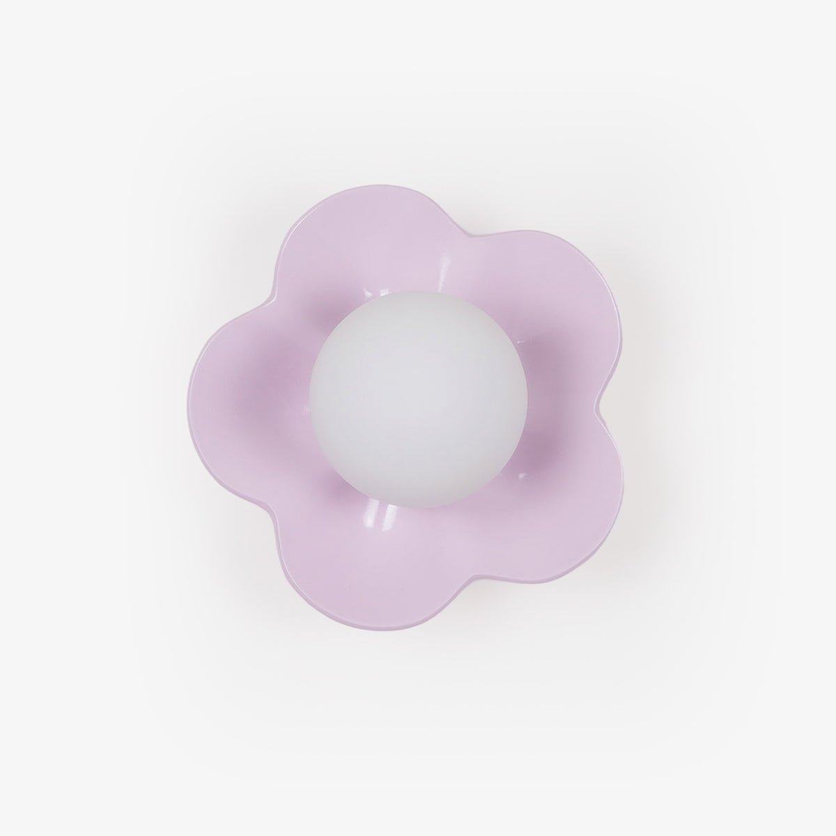 Modern Floral Resin Wall Sconce and Glass Ceiling Lamp for Indoor Lighting