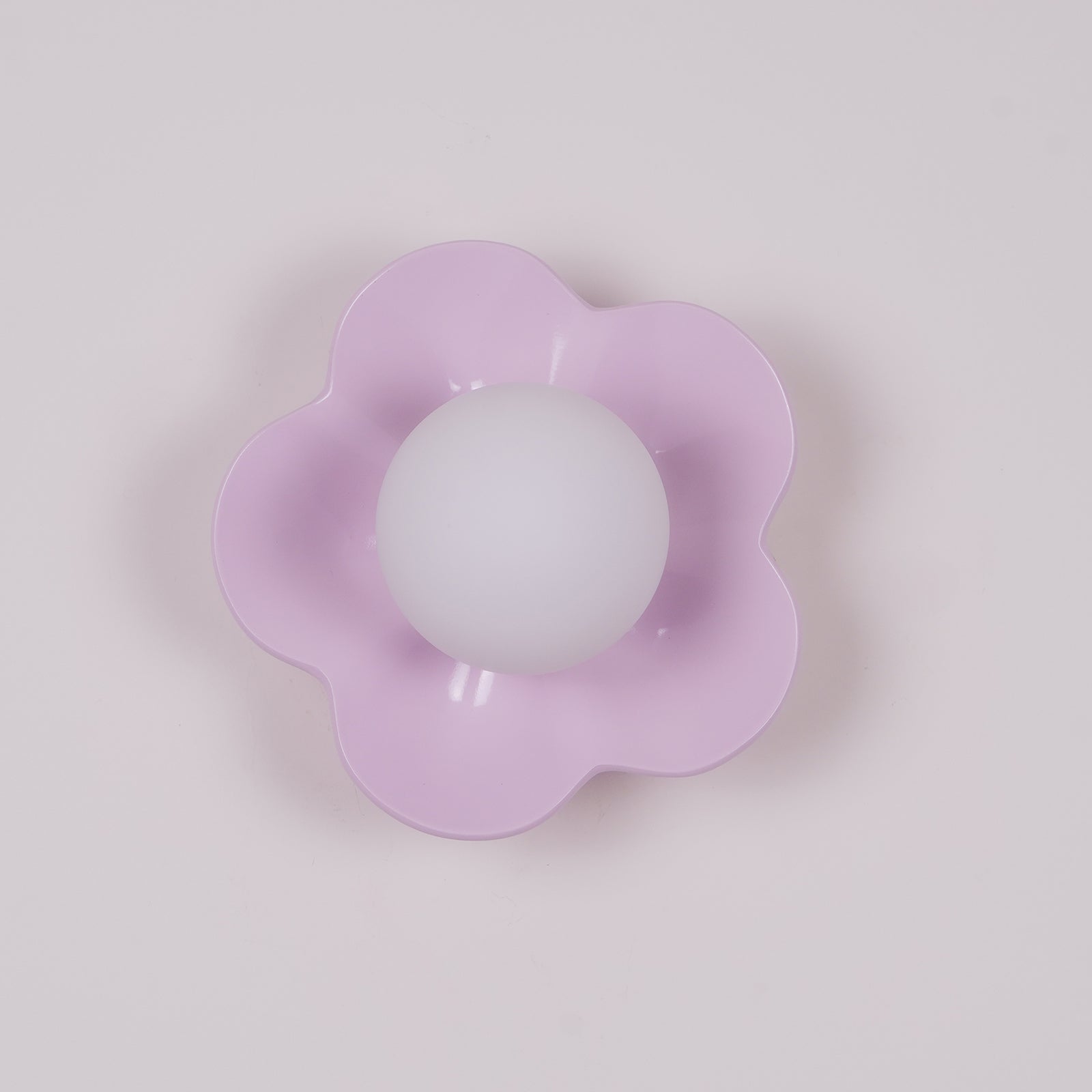 Modern Floral Resin Wall Sconce and Glass Ceiling Lamp for Indoor Lighting