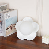 Modern Floral Resin Wall Sconce and Glass Ceiling Lamp for Indoor Lighting