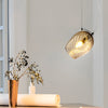Modern Flower Bud Glass Cup Pendant Light Nordic Minimalist Hanging Lamp for Dining Room