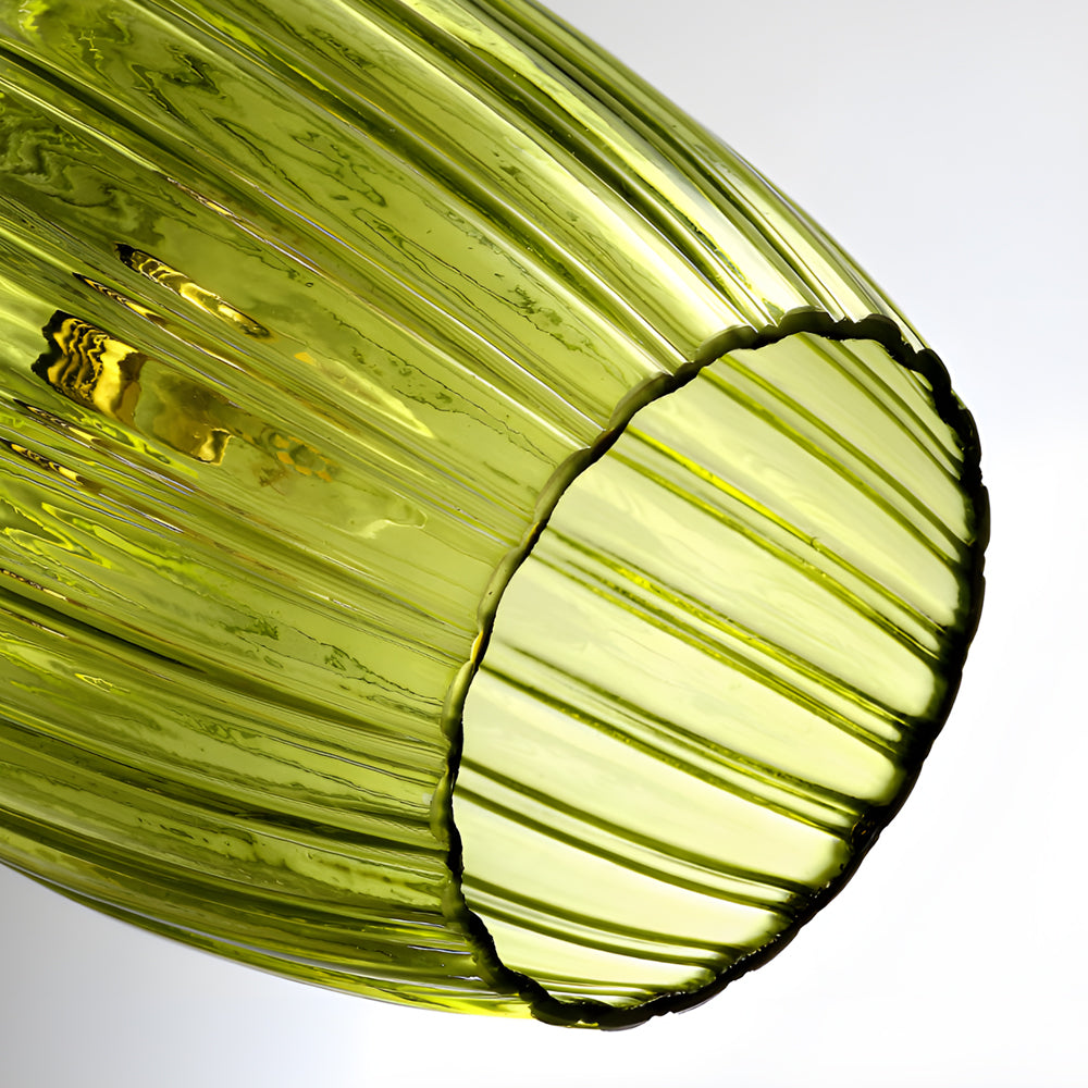 Modern Flower Bud Glass Cup Pendant Light Nordic Minimalist Hanging Lamp for Dining Room