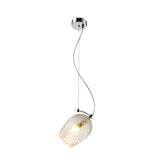 Modern Flower Bud Glass Cup Pendant Light Nordic Minimalist Hanging Lamp for Dining Room