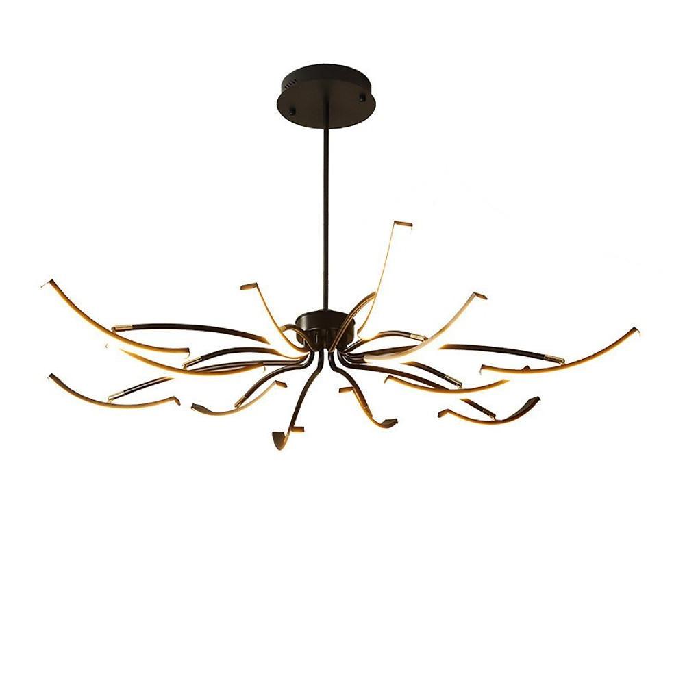 Modern Flower LED Chandelier Dimmable Nordic Pendant Light for Living Room Dining Bedroom