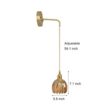 Modern Flower Shape Glass LED Pendant Light Nordic Artistic Hanging Lamp for Living Dining Room