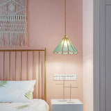 Modern Flower Shaped Glass Pendant Light LED Hanging Ceiling Lamp for Kitchen Island Dining Room