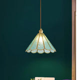 Modern Flower Shaped Glass Pendant Light LED Hanging Ceiling Lamp for Kitchen Island Dining Room