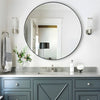 Modern Fluted Glass Wall Sconce in Gold or Chrome Finish Cylinder LED Indoor Vanity Lighting