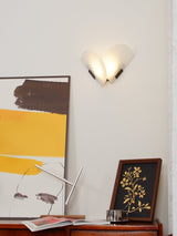 Modern Fly Gaby Alabaster Wall Sconce Set of 2 Elegant LED Indoor Lighting Fixtures