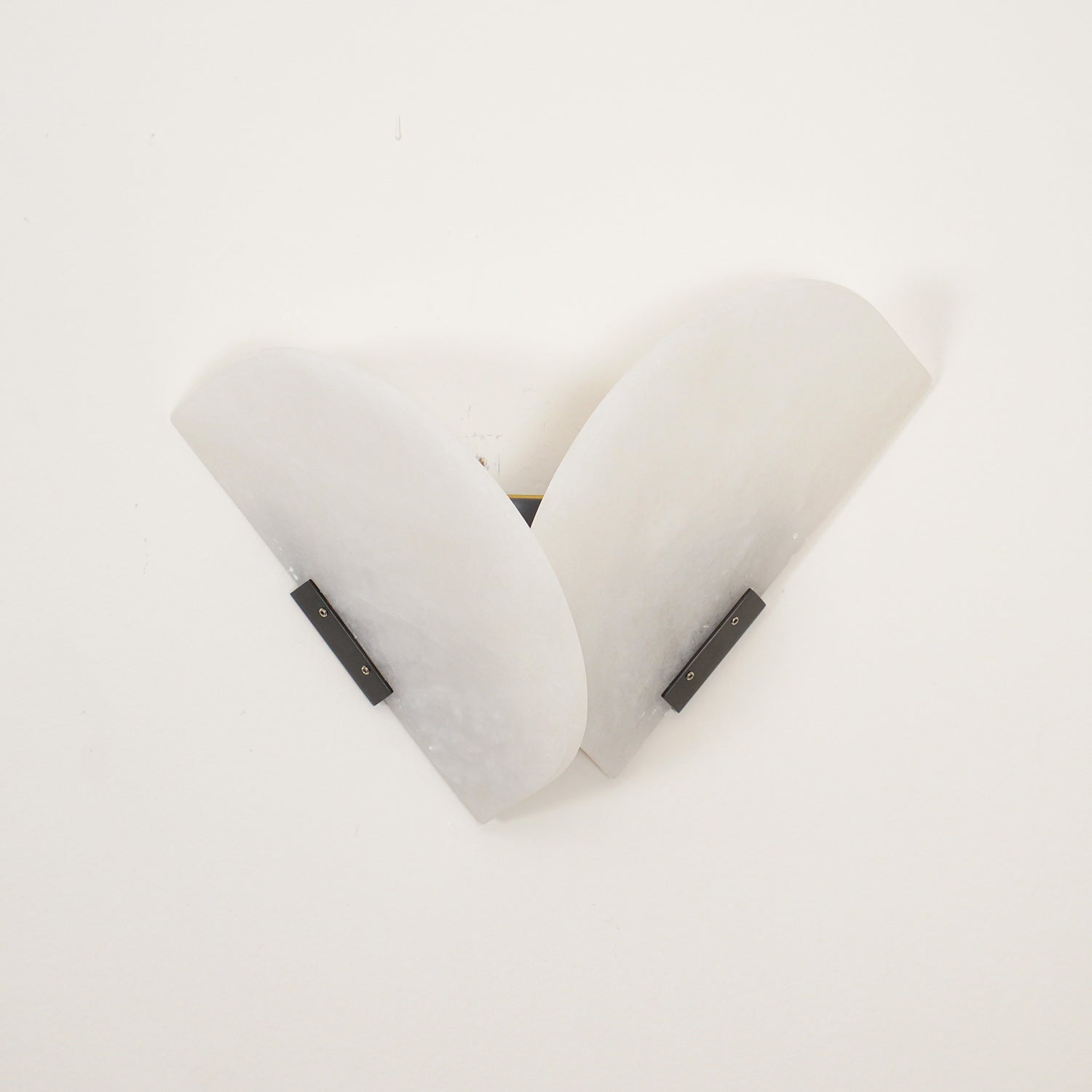 Modern Fly Gaby Alabaster Wall Sconce Set of 2 Elegant LED Indoor Lighting Fixtures