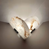 Modern Fly Gaby Alabaster Wall Sconce Set of 2 Elegant LED Indoor Lighting Fixtures