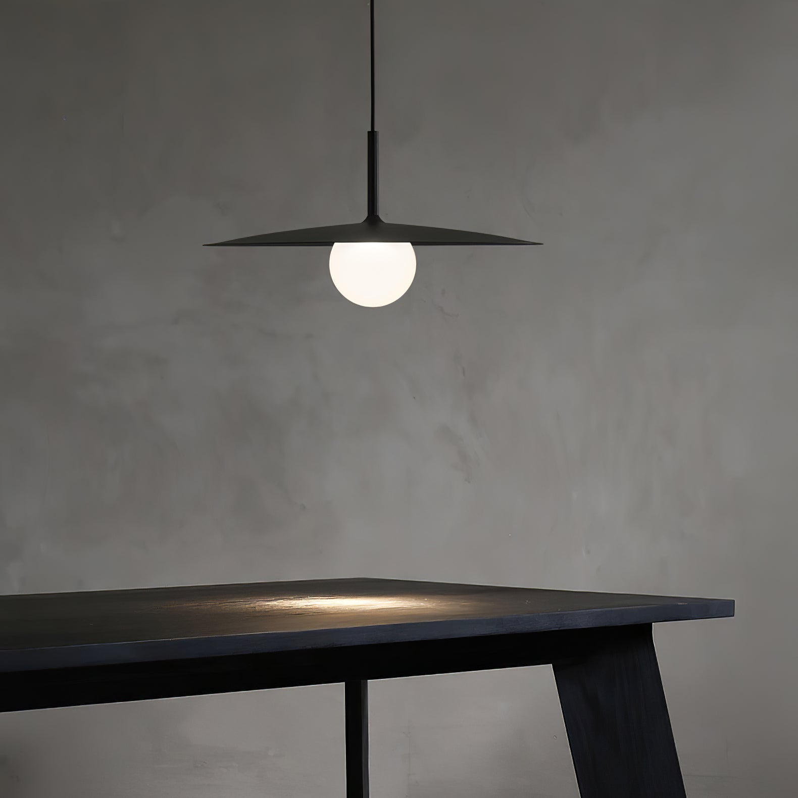 Modern Flying Saucer Glass Pendant Light LED Ceiling Hanging Fixture for Dining Room