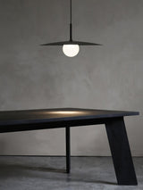 Modern Flying Saucer Glass Pendant Light LED Ceiling Hanging Fixture for Dining Room