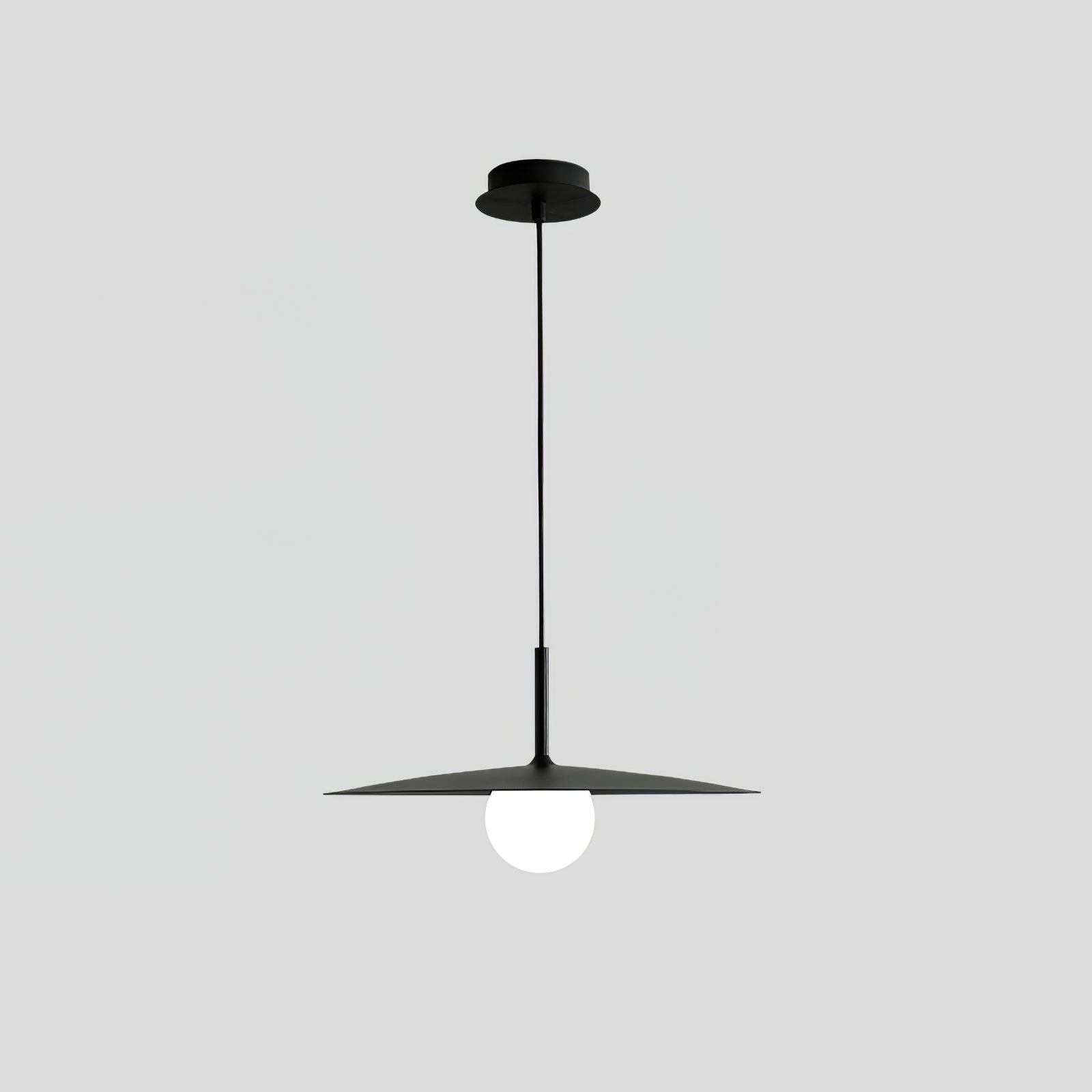 Modern Flying Saucer Glass Pendant Light LED Ceiling Hanging Fixture for Dining Room