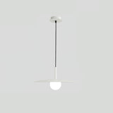 Modern Flying Saucer Glass Pendant Light LED Ceiling Hanging Fixture for Dining Room