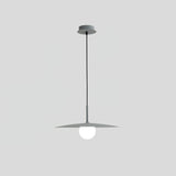 Modern Flying Saucer Glass Pendant Light LED Ceiling Hanging Fixture for Dining Room