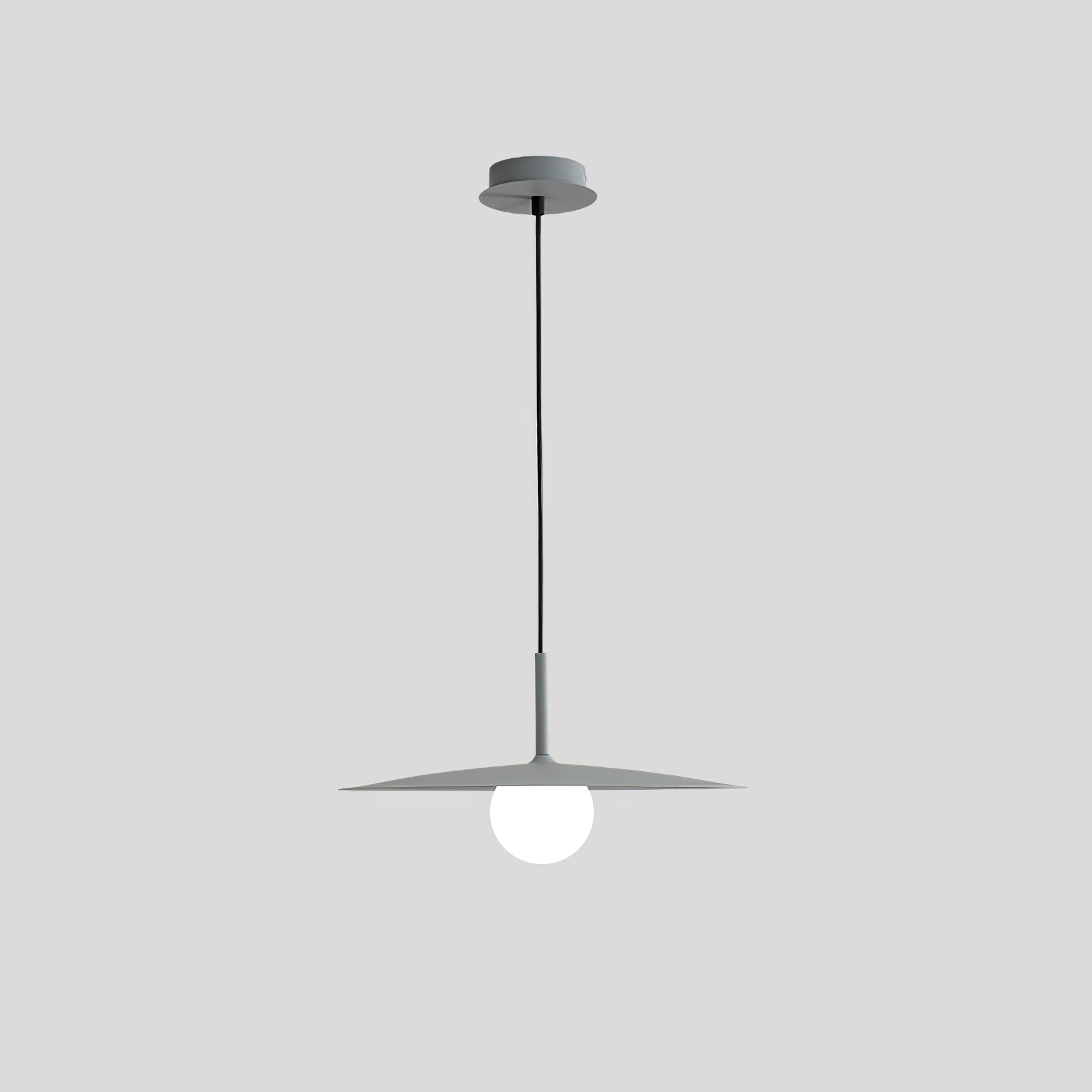 Modern Flying Saucer Glass Pendant Light LED Ceiling Hanging Fixture for Dining Room