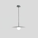 Modern Flying Saucer Glass Pendant Light LED Ceiling Hanging Fixture for Dining Room
