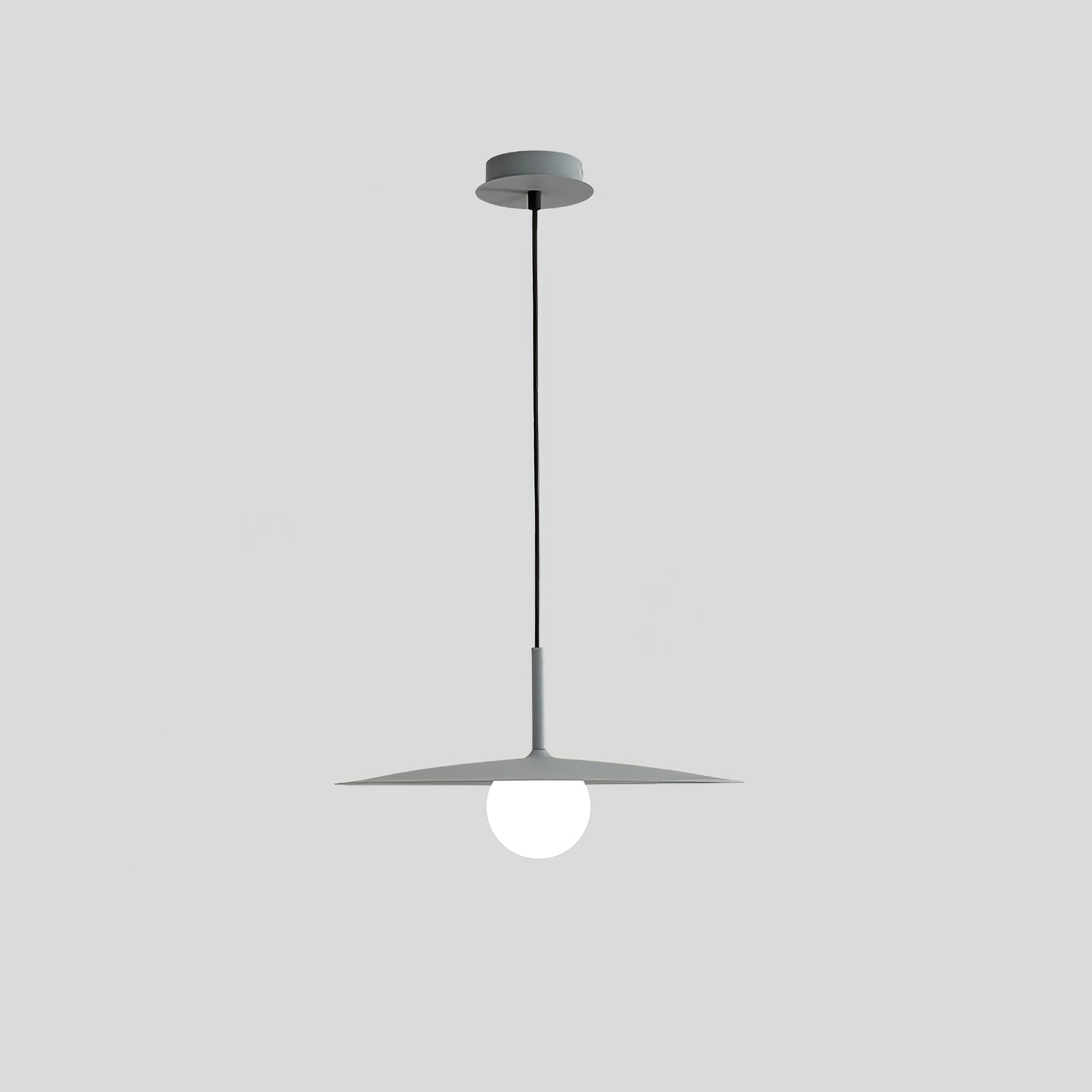 Modern Flying Saucer Glass Pendant Light LED Ceiling Hanging Fixture for Dining Room