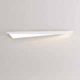 Modern Folding Line LED Wall Sconce Minimalist Linear White Aluminum Light