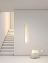 Modern Folding Line LED Wall Sconce Minimalist Linear White Aluminum Light