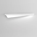 Modern Folding Line LED Wall Sconce Minimalist Linear White Aluminum Light