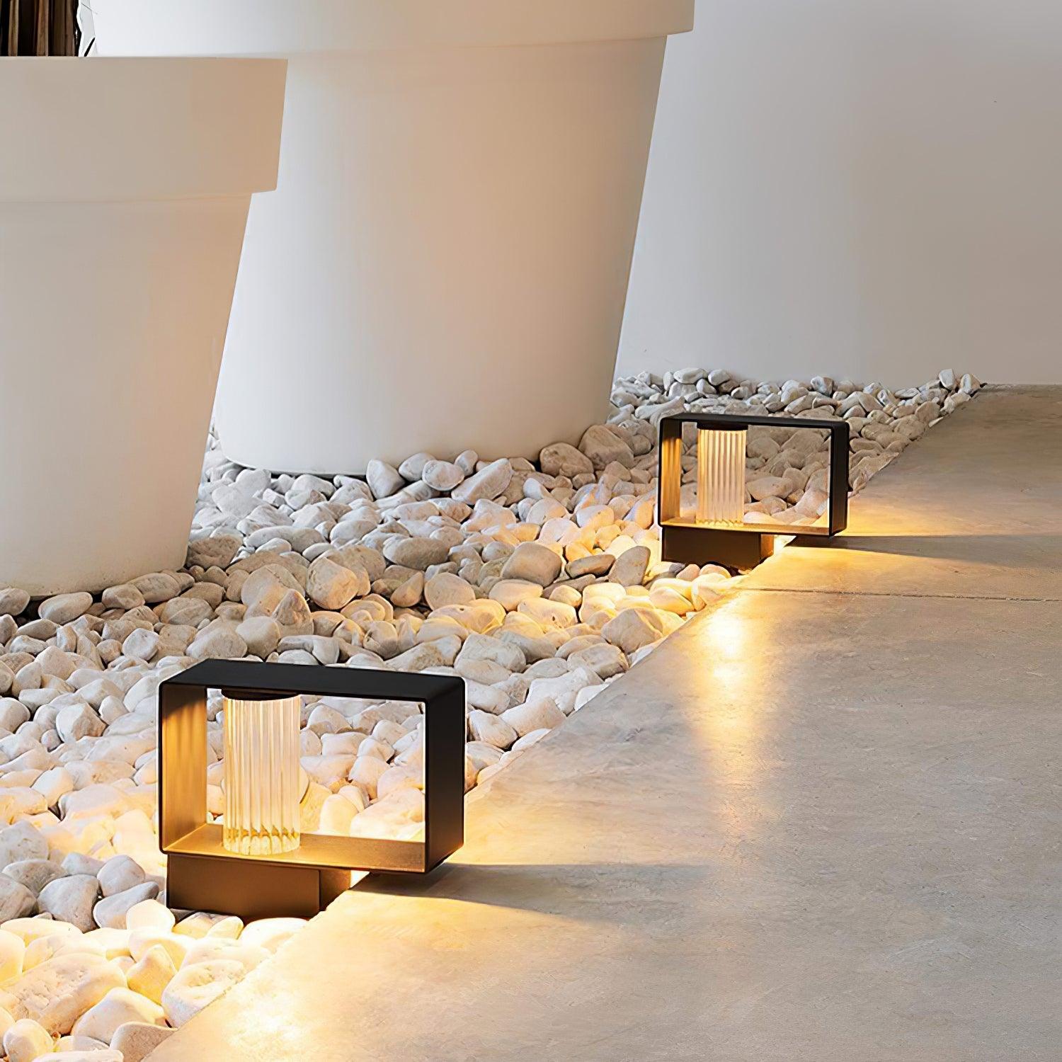 modern-frame-outdoor-post-lamp-waterproof-landscape-lighting-for-pathways-and-gardens