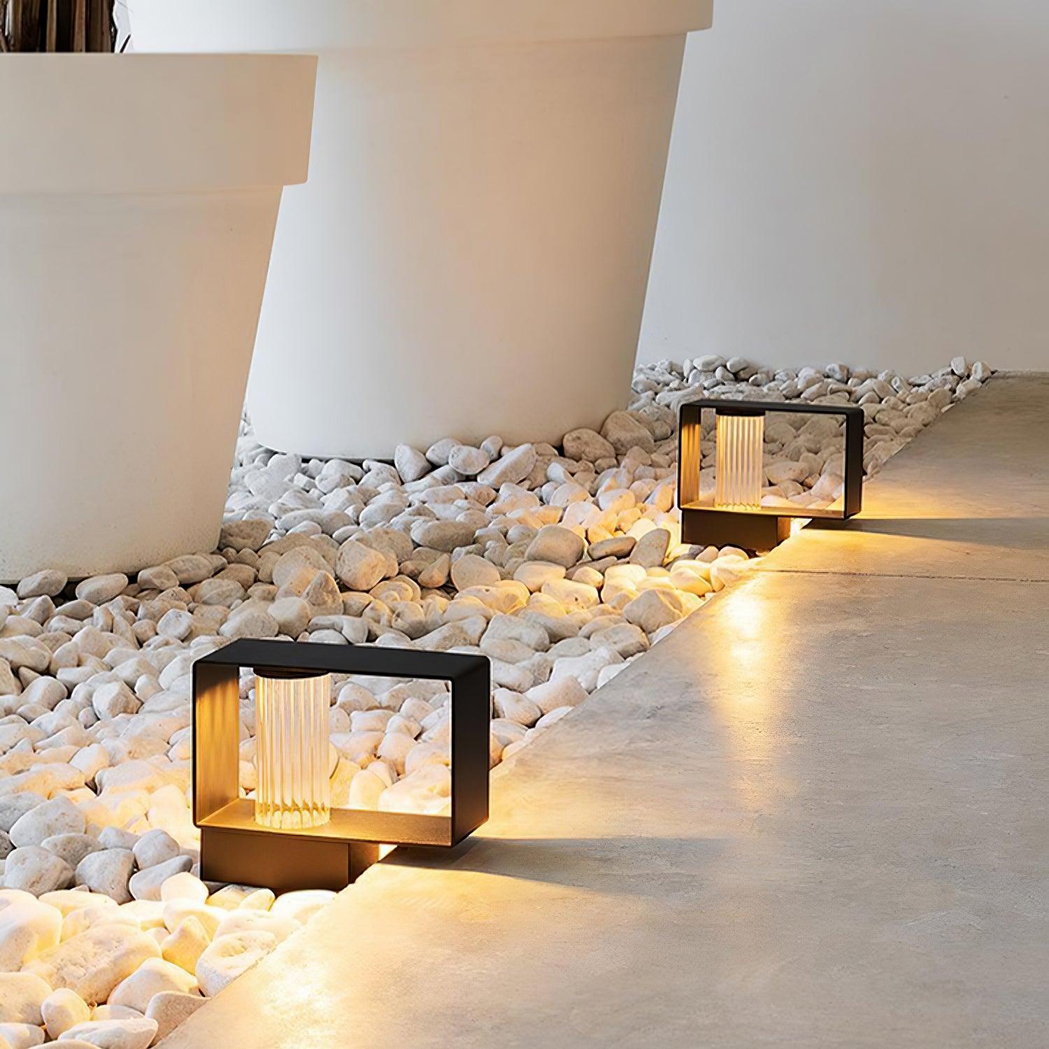 modern-frame-outdoor-post-lamp-waterproof-landscape-lighting-for-pathways-and-gardens