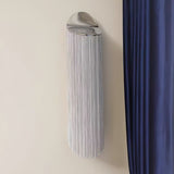 Modern Fringed Metal Wall Sconce Pair Gold and Chrome Indoor Lighting for Living Room