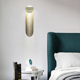 Modern Fringed Metal Wall Sconce Pair Gold and Chrome Indoor Lighting for Living Room