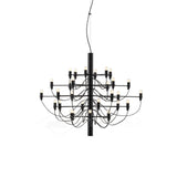 Modern Fruit Drop Chandelier Suspension Light Multi Bulb Mirror Polish Steel Ceiling Lamp for Living Room Dining