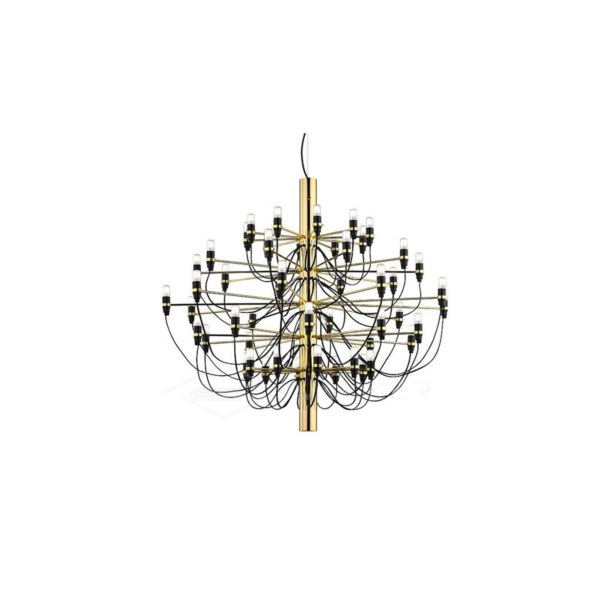 Modern Fruit Drop Chandelier Suspension Light Multi Bulb Mirror Polish Steel Ceiling Lamp for Living Room Dining