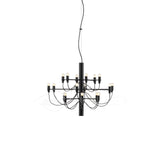 Modern Fruit Drop Chandelier Suspension Light Multi Bulb Mirror Polish Steel Ceiling Lamp for Living Room Dining