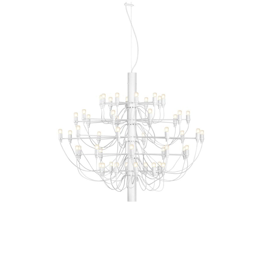 Modern Fruit Drop Chandelier Suspension Light Multi Bulb Mirror Polish Steel Ceiling Lamp for Living Room Dining