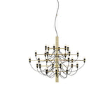 Modern Fruit Drop Chandelier Suspension Light Multi Bulb Mirror Polish Steel Ceiling Lamp for Living Room Dining